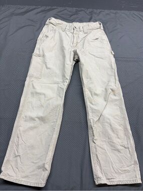 Carhartt Men’s Canvas Y2K Work Utility Pant Beige Size 32x30